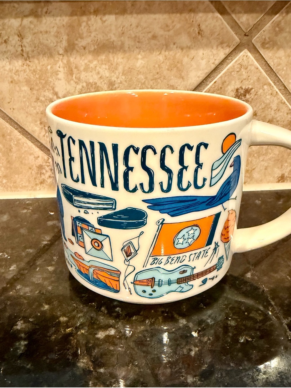 Starbucks Been There Series Mug Collector Coffee Cup - Tennessee